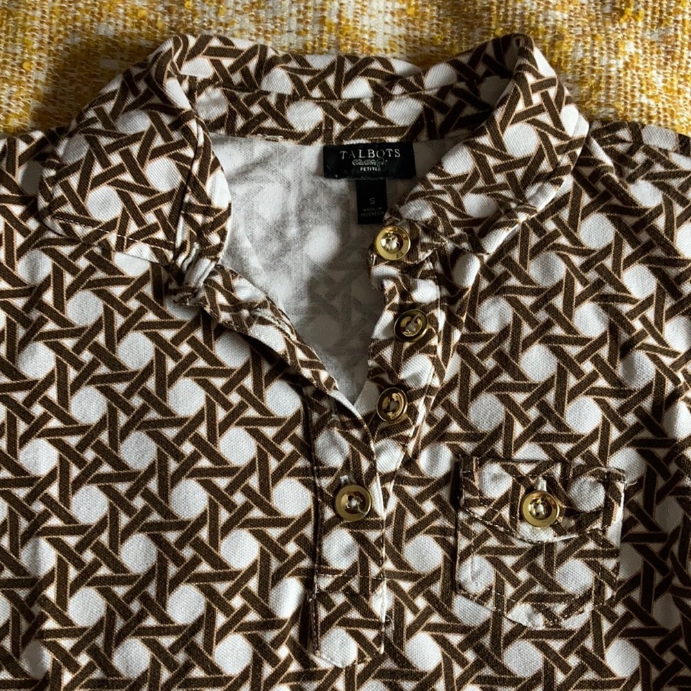 Vintage Talbots collared shirt